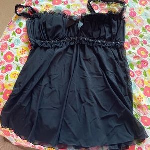 Y2K slip top from fredericks of hollywood